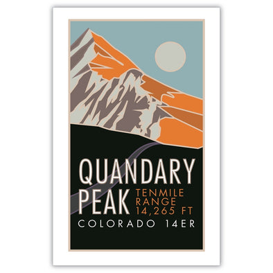 Quandary Peak, Colorado - Colorado 14er - Poster