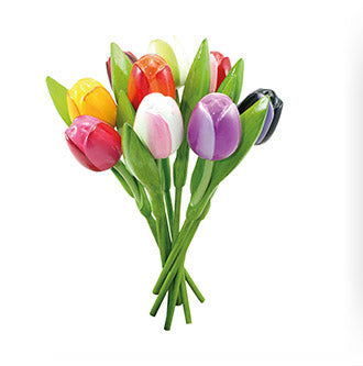 Assorted Wooden Tulip Bouquet