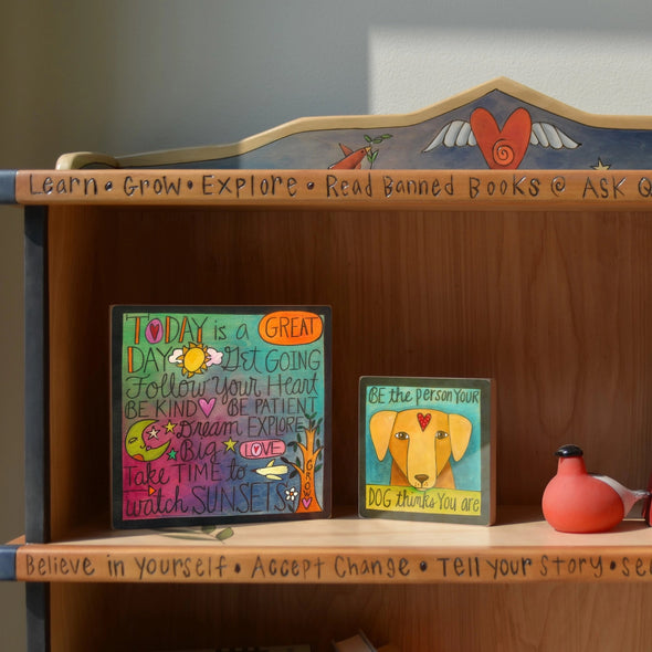 Life Tips Wood 9x9 Plaque
