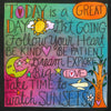 Life Tips Wood 9x9 Plaque