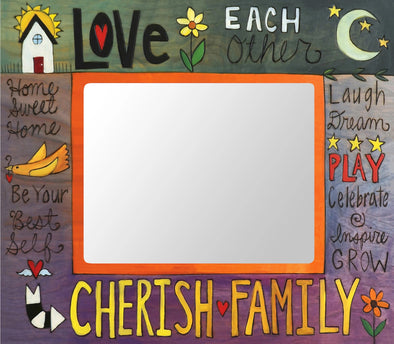 What a Family Means 8x10 Frame