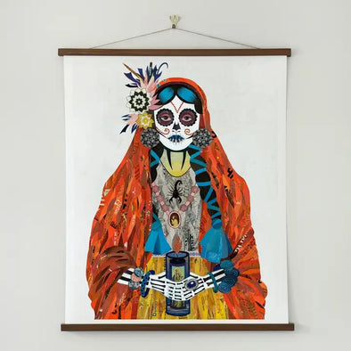 Art Print | Day of the Dead Wall Art | Vigil (Paprika)