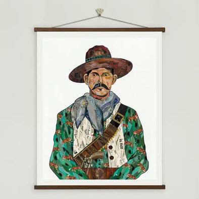 Art Print | Mexican Cowboy Wall Art | Vaquero (Tigers)