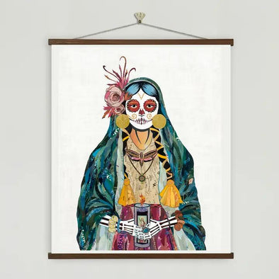 Art Print | Day of the Dead Wall Art | Vigil (Teal)