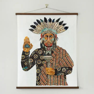 Art Print | Native American Wall Art | Torch Bearer