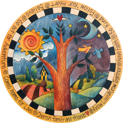 Dancing Birds 18" Lazy Susan