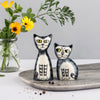 Grey Tabby Cat Salt and Pepper Shakers | Hannah Turner