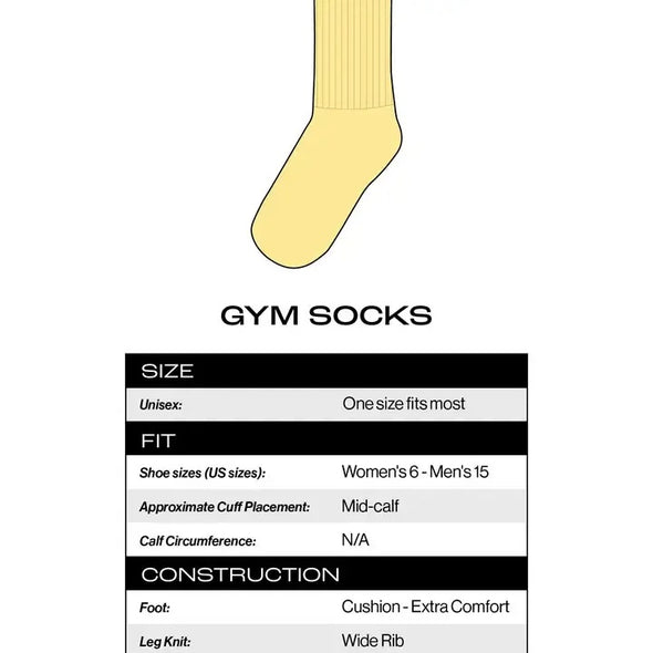 Good Moms Say Bad Words Gym Crew Socks