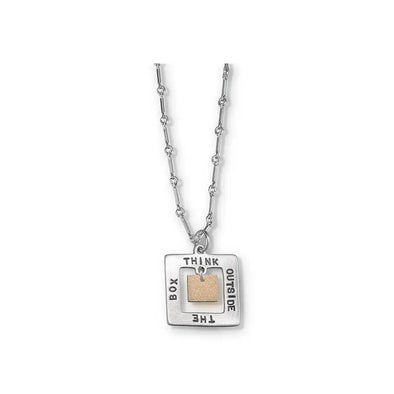 Think Outside the Box Necklace
