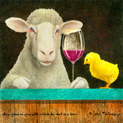Sheep-Faced on Wine with a Chick He Met in a Bar
